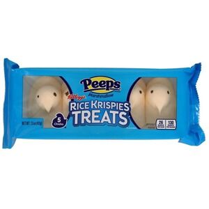 Peeps Rice Krispies Treats Marshmallow 5 Count 1.5 oz NEW Easter Limited Edition
